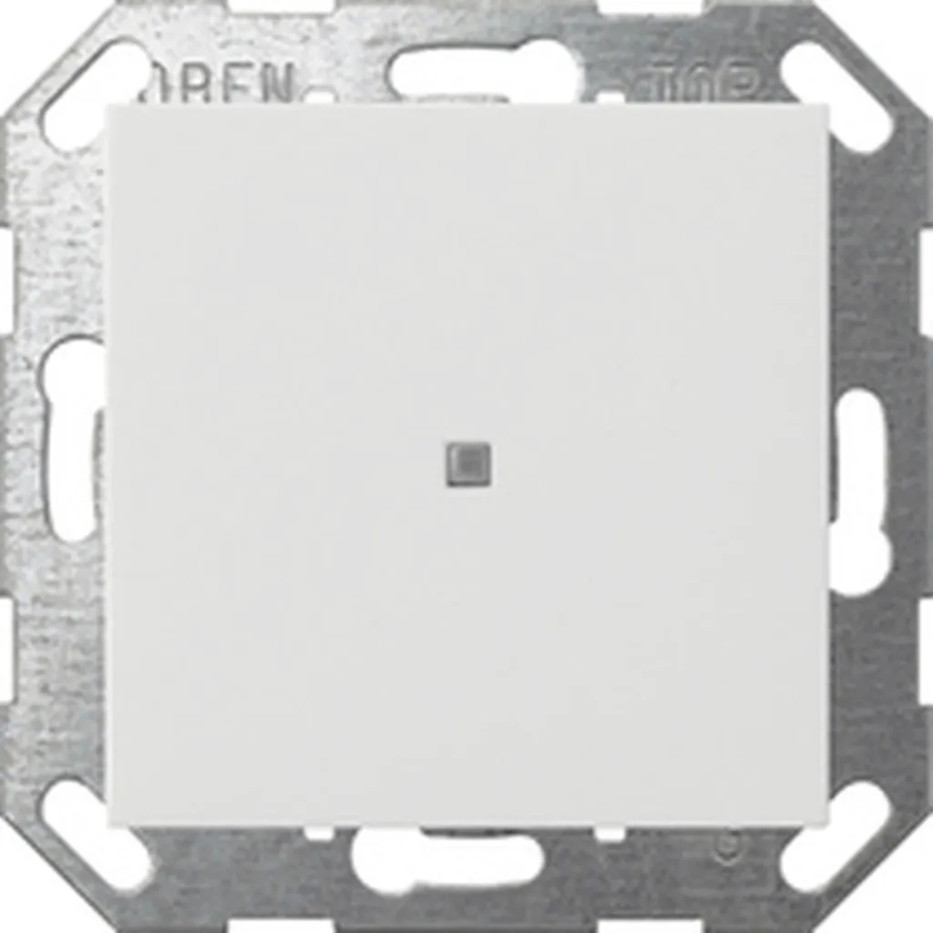 Gira KNX Bouton-poussoir à bascule 1f Système 55 blanc brillant 010103
