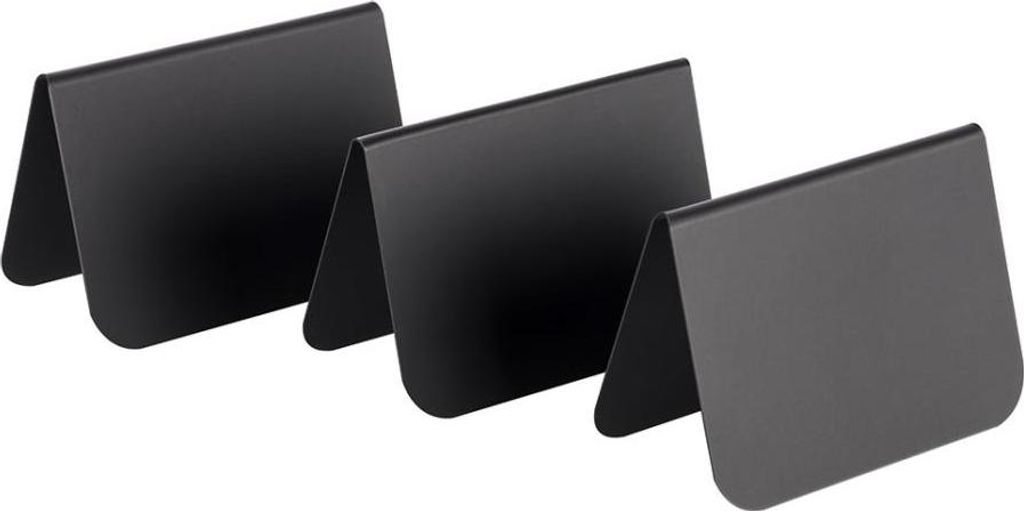 APS 11 Tischaufsteller, 10er-Set, PVC, 7,5 x 3,5 cm, Höhe 5 cm