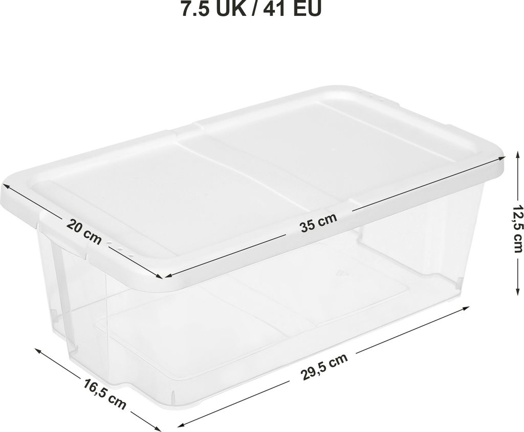 SONGMICS zestaw 12 pudełek do przechowywania butów, pudełko Zdjęcie produktu 12