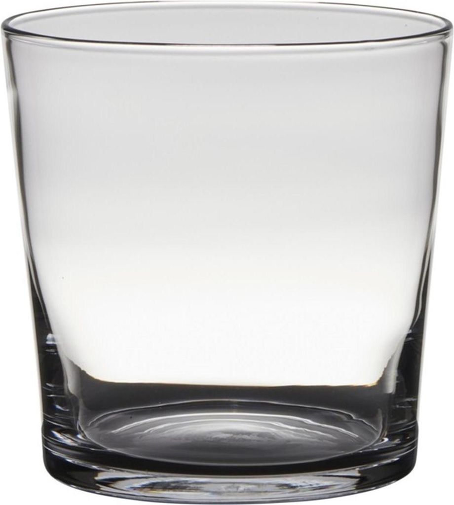 INNA-Glas Glasübertopf Alena, transparent, 19cm, Ø19cm - Pflanztopf