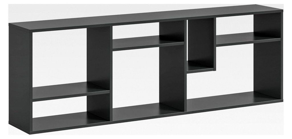 Tommy Regal Raumteiler in grau, ca. 54x159x28 cm, montierbar in vertikaler oder horizontaler Ausrichtung