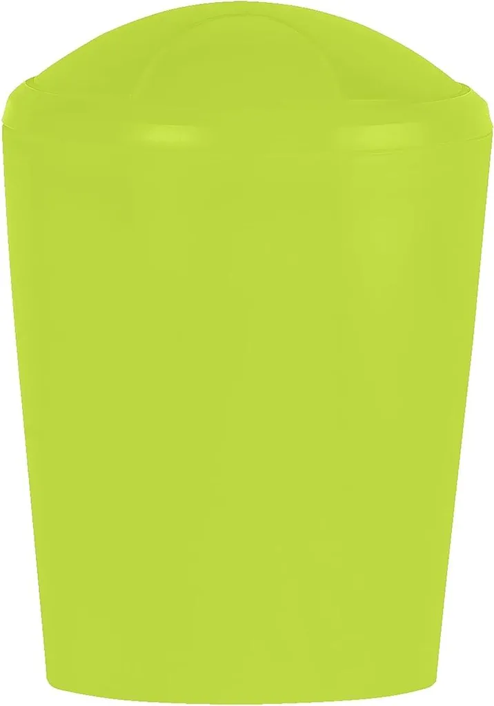 Seau à cosmétique avec couvercle à charnière vert kiwi 2L ou 5L
