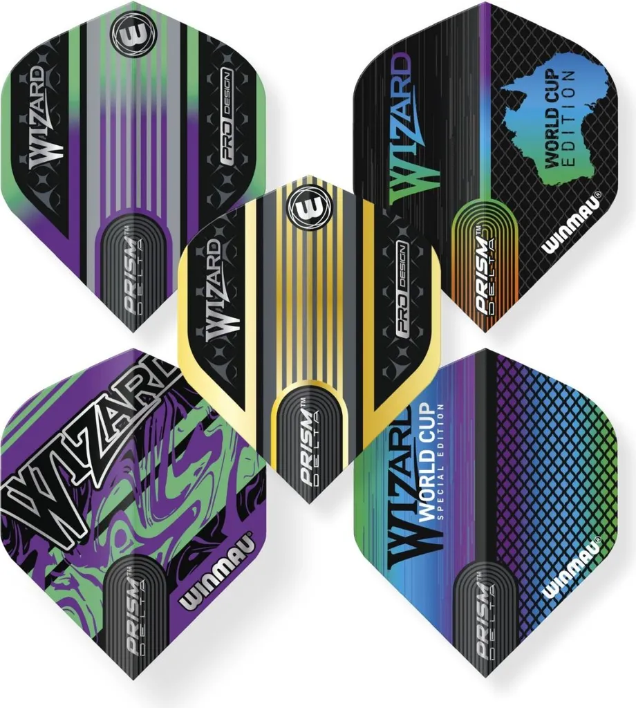 Jeu de Fléchettes Winmau Simon Whitlock 8139 Professionnel Steel Tip