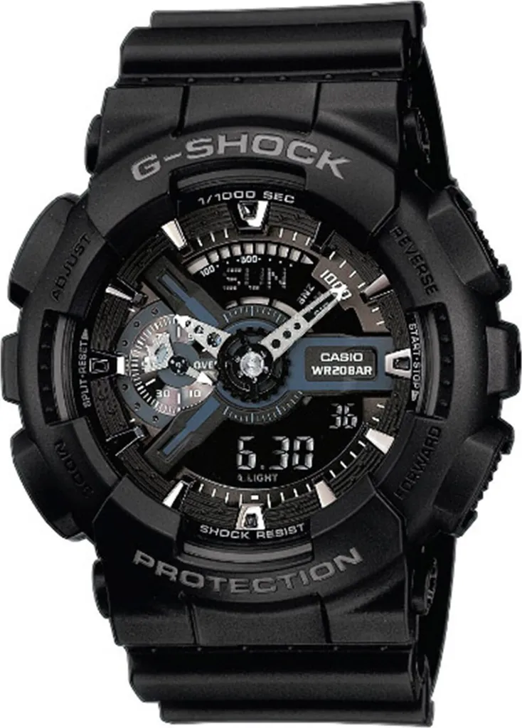 Casio G-Shock GA-110-1BER Orologio Antimagnetico Nero Opaco - Offerta