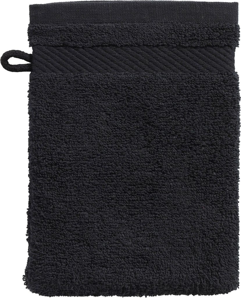 Waschhandschuh - Schwarz - 16 x 21 cm - Baumwolle