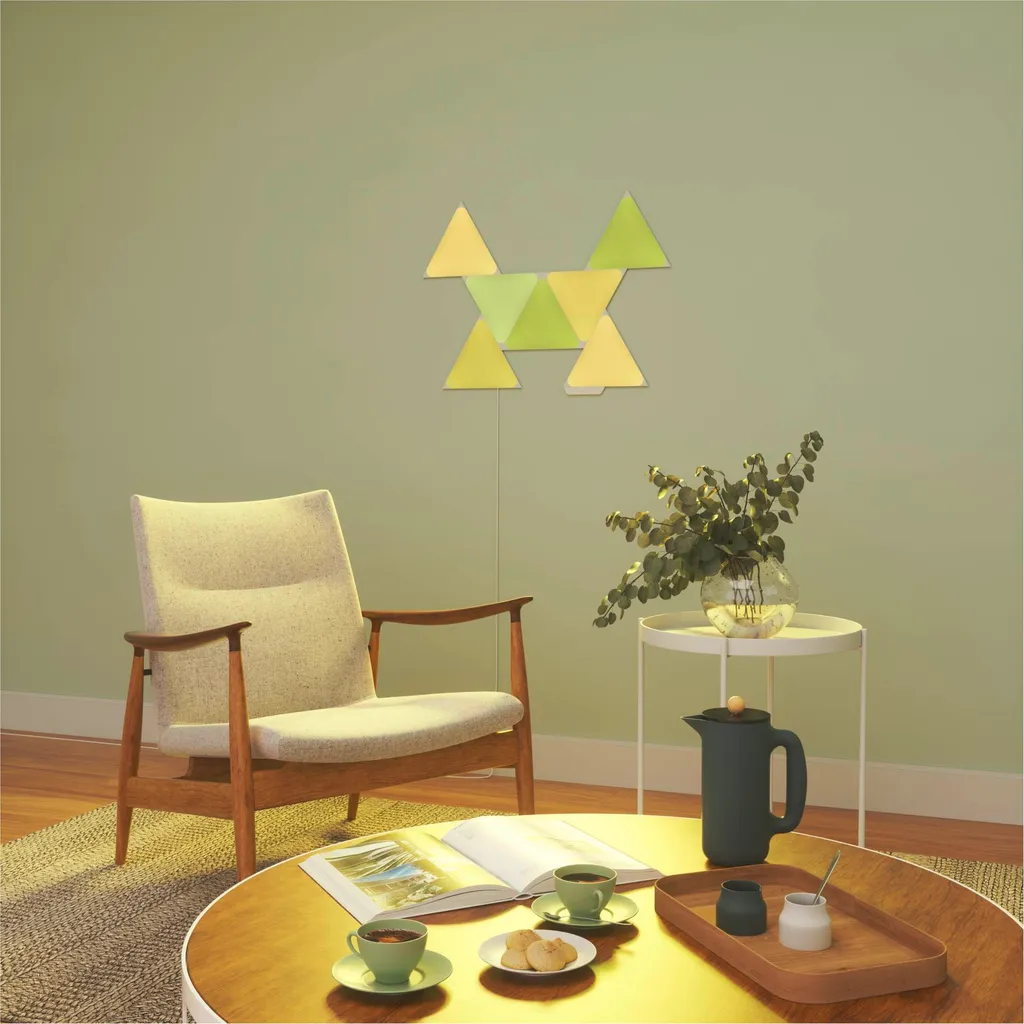 Kit extension Nanoleaf Shapes triangles connectés et tactiles - 3