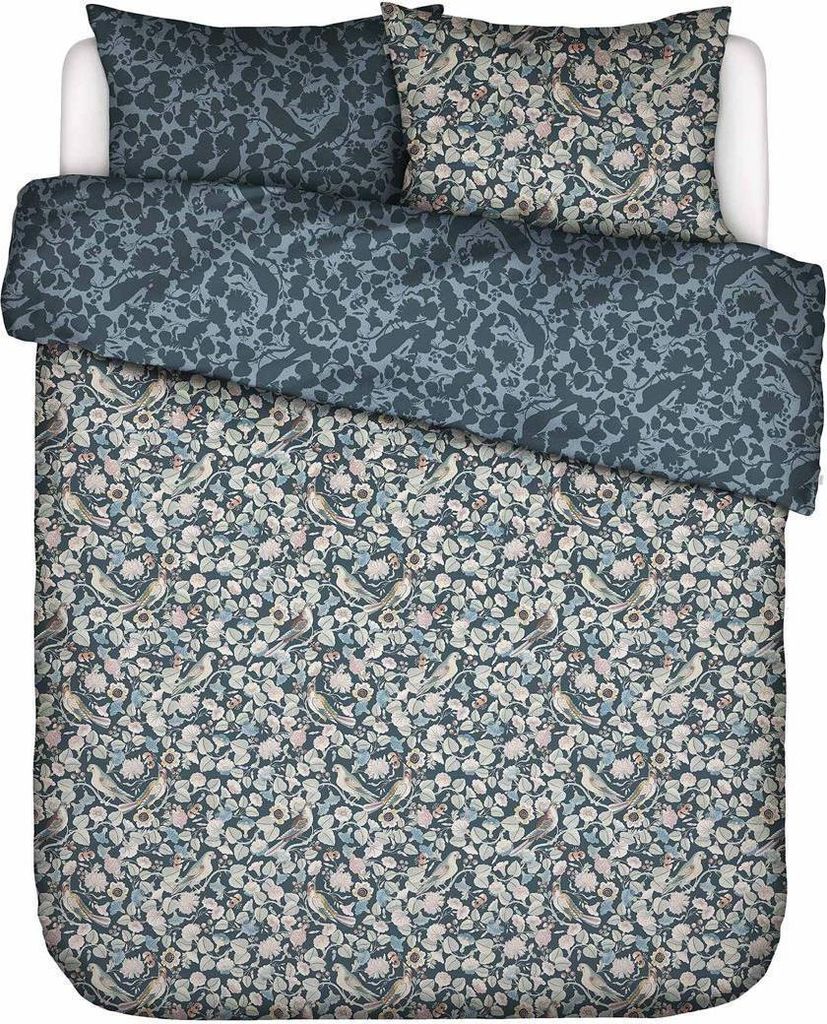 Essenza Satin-Bettwäsche-Garnitur Aleste Farbe Slate grey Größe 135x200+80x80