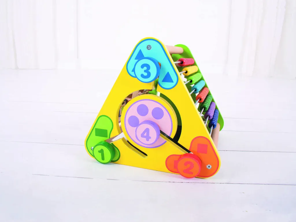 Triangle d'Éveil Alphabet Anglais Bigjigs Baby en Bois Durable - 14