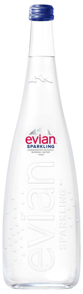 Eau minérale Evian gazeuse 750 ml Image du produit 