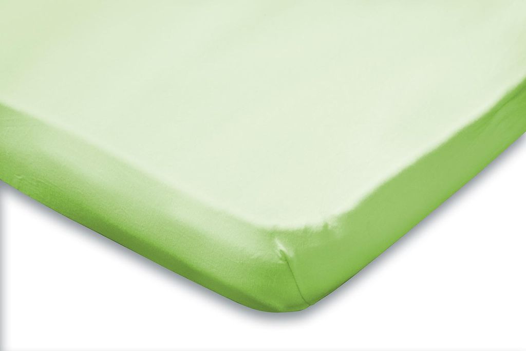 Eleganzzz Topper-Spannbetttuch Jersey Stretch – Grün – 90x210/220 - 100x200 – weich & dehnbar