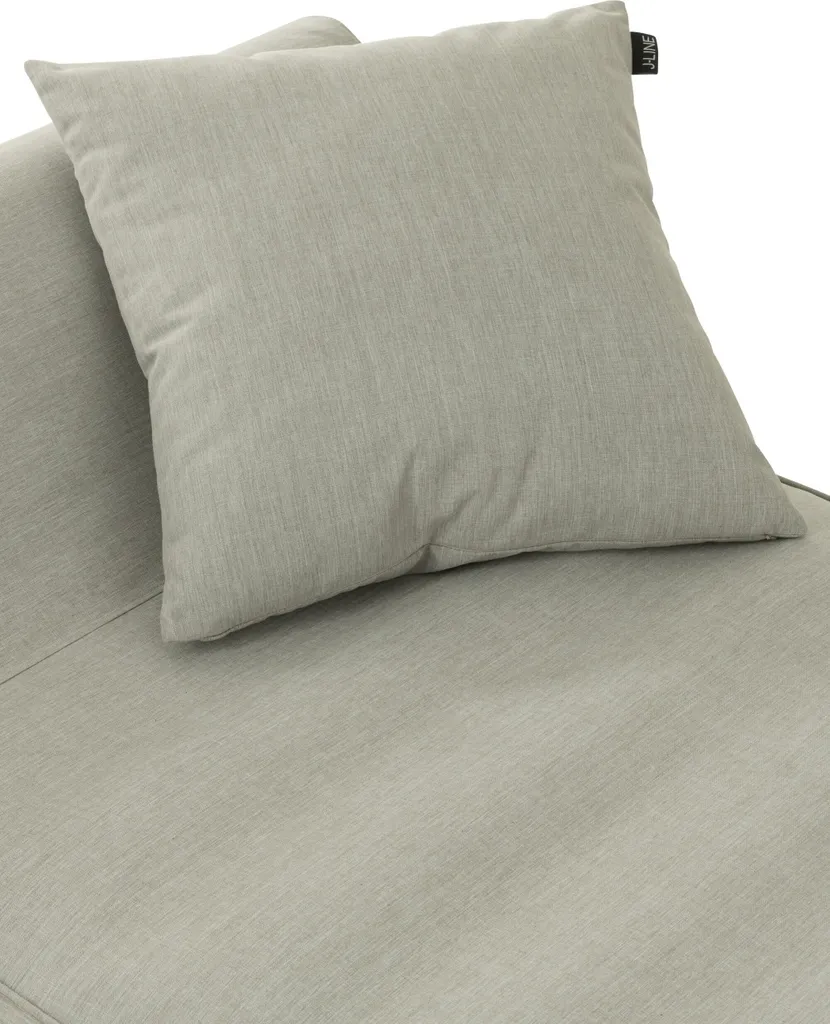 Coussin de jardin gris J-Line pour mobilier de terrasse et balcon - 4