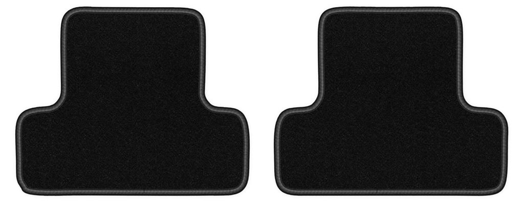 Velours-Fußmatten Hinten für Ford Mustang MK6 2014- (Coupé) Produktbild 