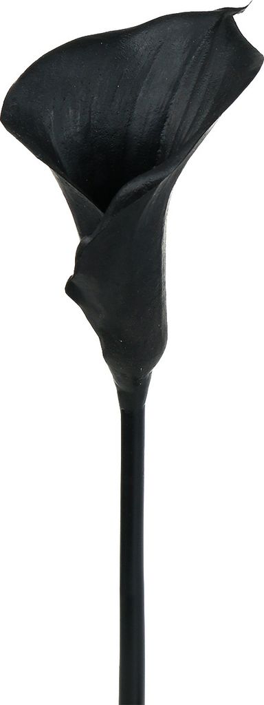 Deko-Calla schwarz Kunstblume 75cm für edle Deko Produktbild 