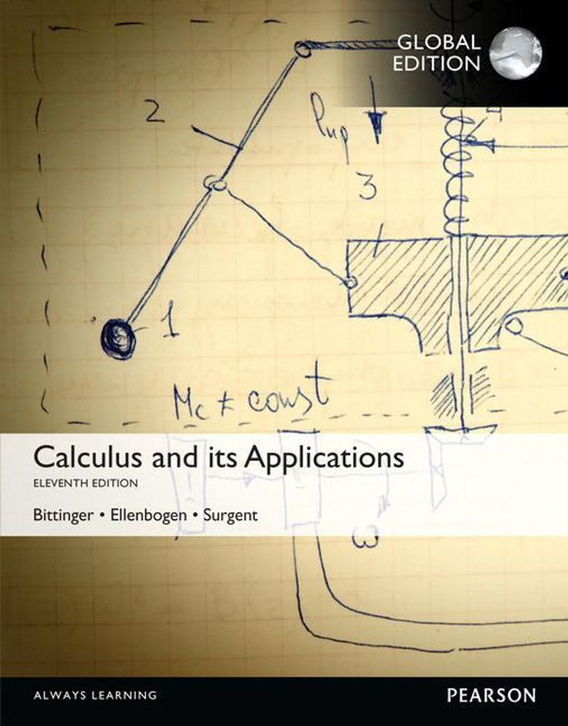 Ellenbogen, D: Calculus And Its Applications, Global Edition