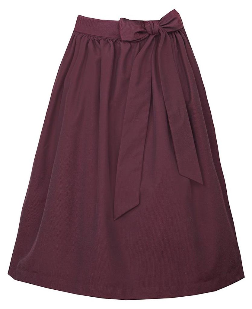 Dirndlschürze Kirchham 80cm Länge bordeaux M Produktbild 