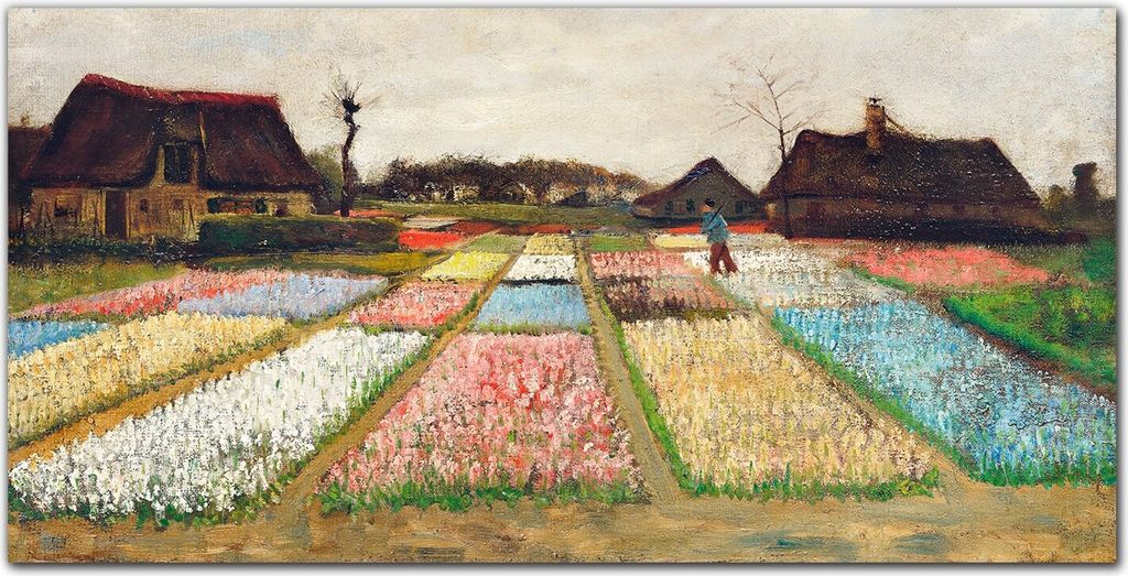 Coloray Bild aus Acryl 140 cm x 70 cm - Bild auf Acrylglas Gehärtetes Acryl Wohnzimmer Küche Dekoration Wanddekoration - Van Gogh Birnenfelder