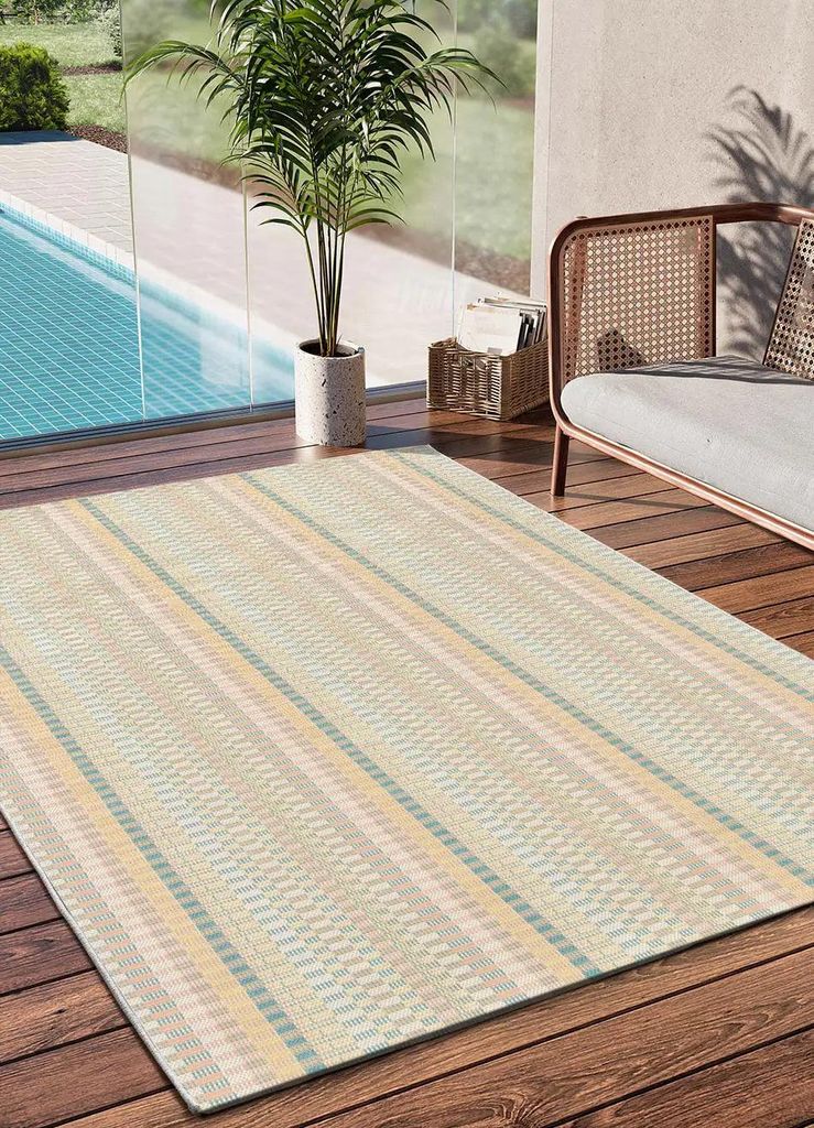 ATTICGO In- & Outdoor-Teppich MANILA Geometrisch in Mehrfarbig, 120x170 cm