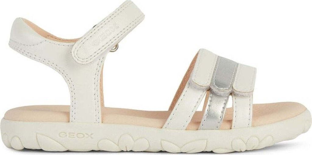 Geox Mädchen Klassische Sandalen J458ZD 000NF C0459 Farbe: Weiß Größe: 33