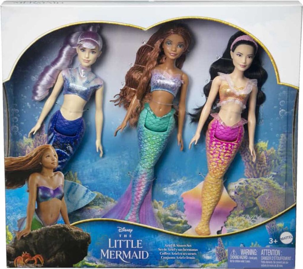La Petite Sirène set de poupées 3Ks La Petite Sirène Image du produit 