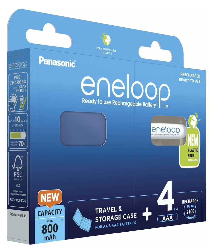 Panasonic eneloop BK-4MCDE - Batterie 4 x AAA - NiMH - Produktbild 
