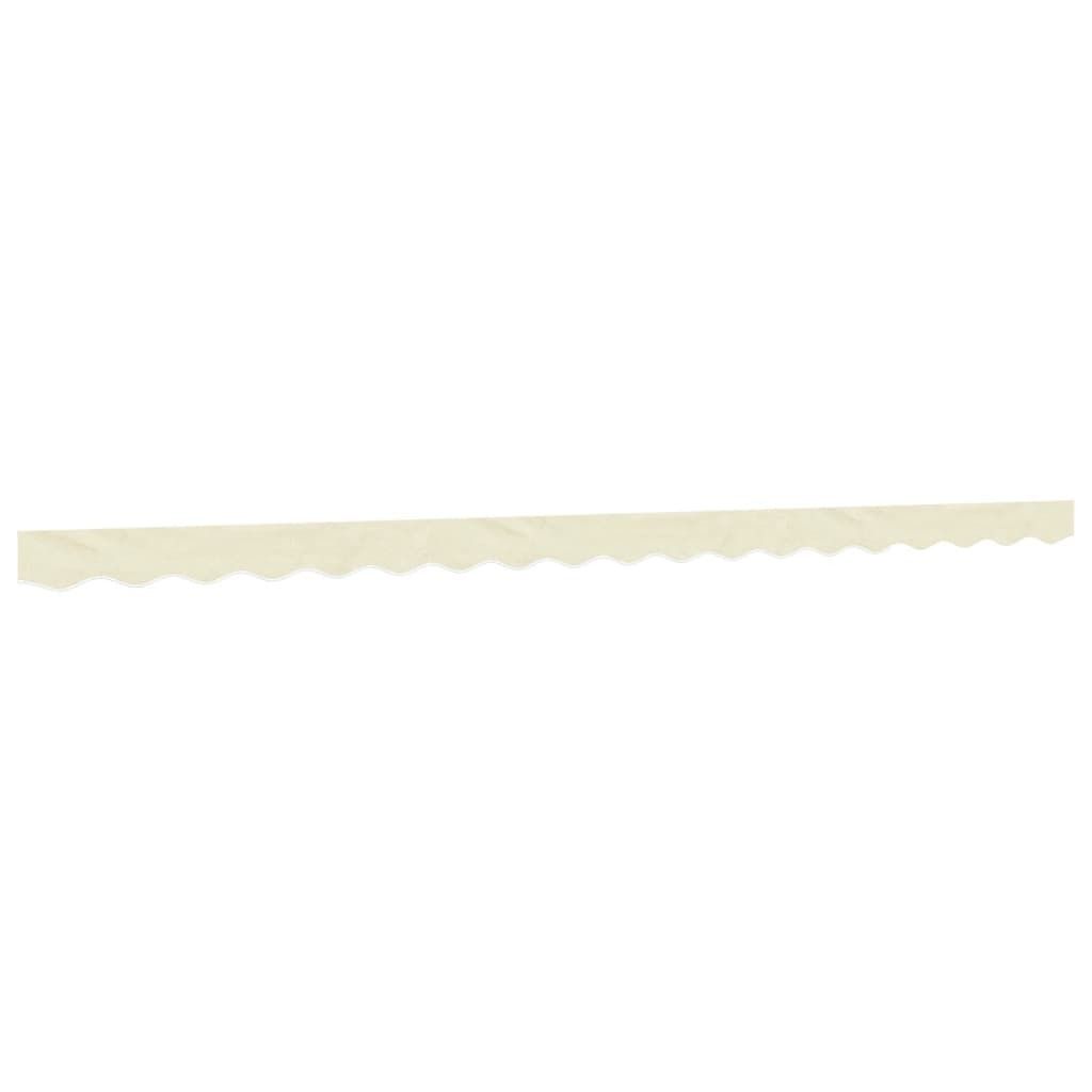 vidaXL Markisenvolant Creme Gestreift 4,5 m