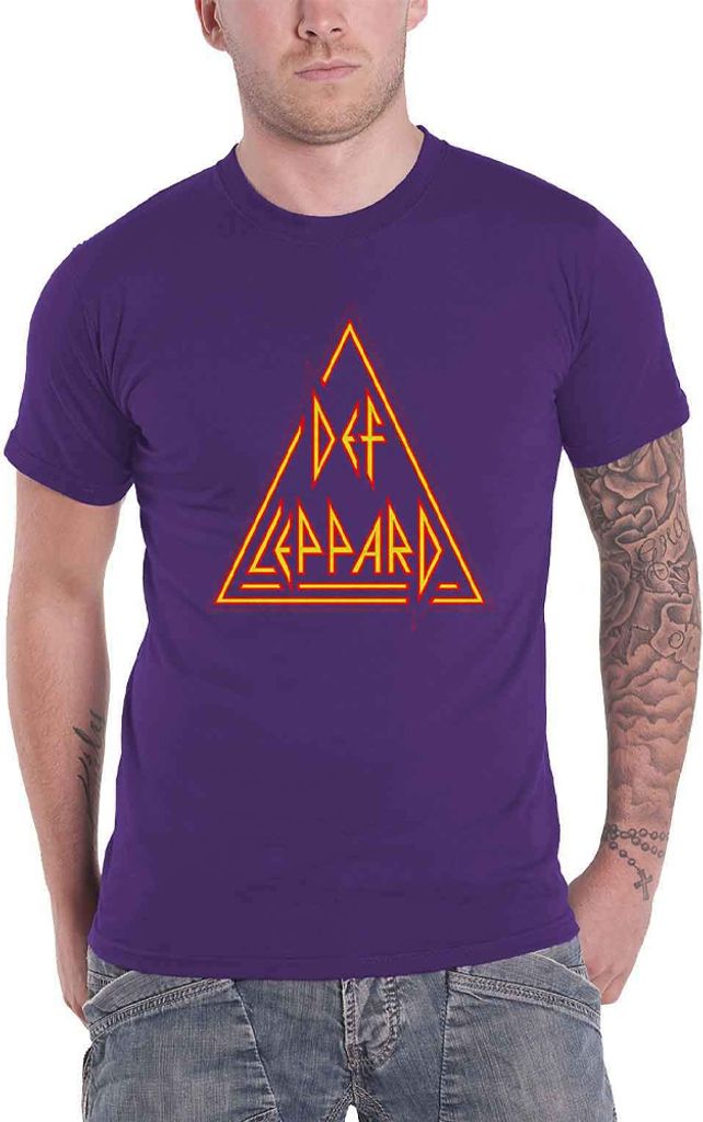 Def Leppard - "Classic" T-Shirt für Herren/Damen Uni RO7959 (XXL) (Violett)