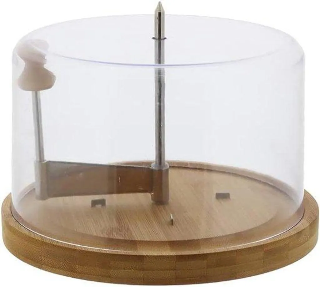 Couteau à fromage en bambou Ø 21 cm pour une découpe nette et facile