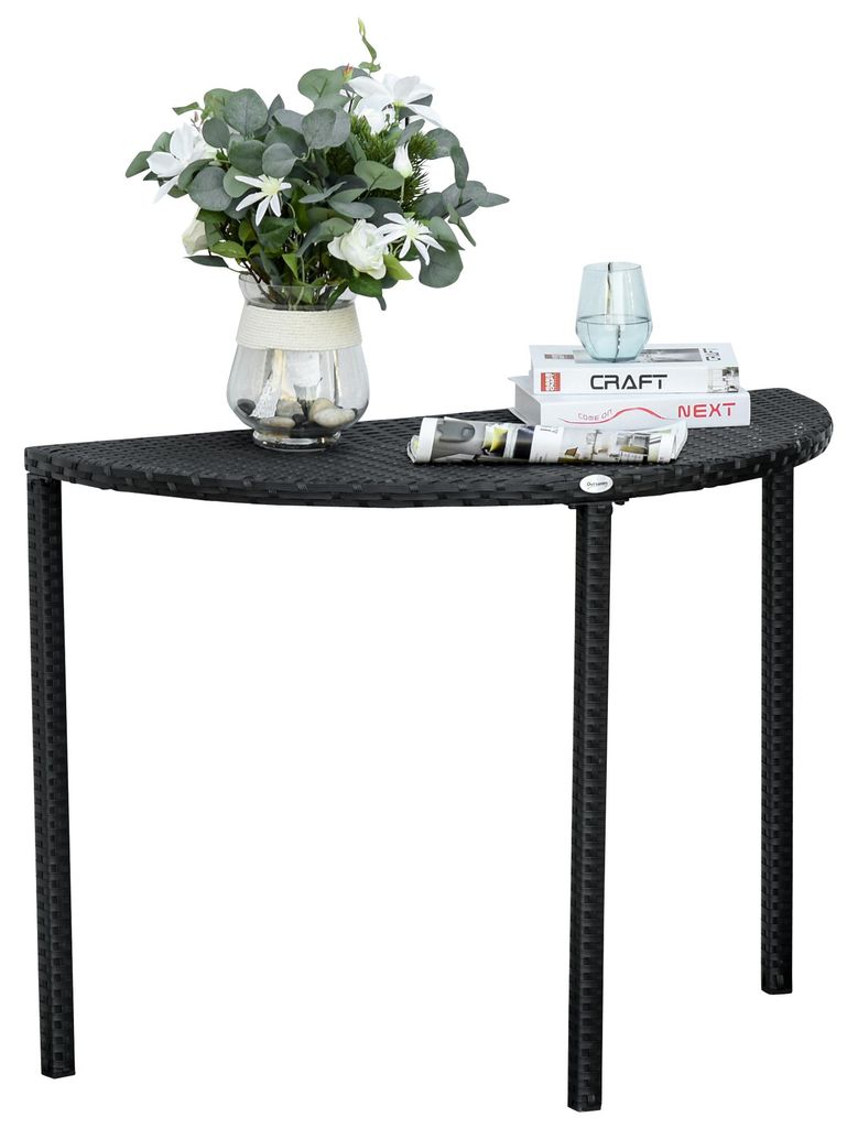 Outsunny Balkontafel, tuintafel, bijzettafel, tuinmeubel, Productafbeelding 