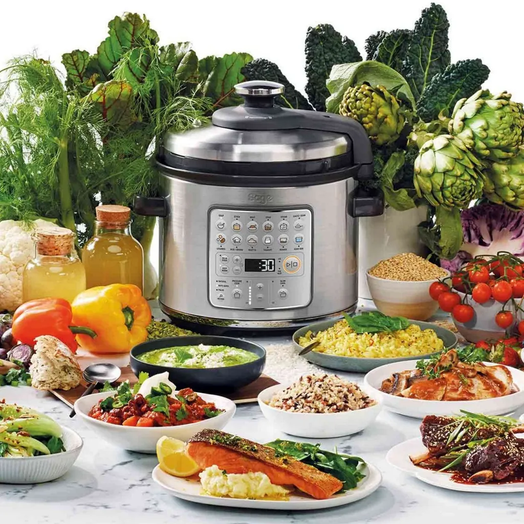 Autocuiseur Sage Fast Slow Go avec 11 Programmes de Cuisson Rapide