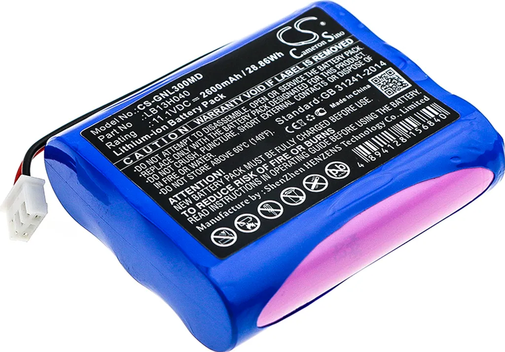Batterie G3H TECHTEK compatible Meditch remplace HYLB-1370