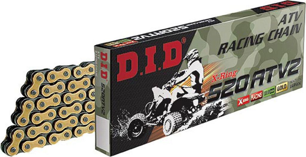 X-Ringkette DID520ATV2(G&B)/108C Kette offen mit Clipschloss (FJ)