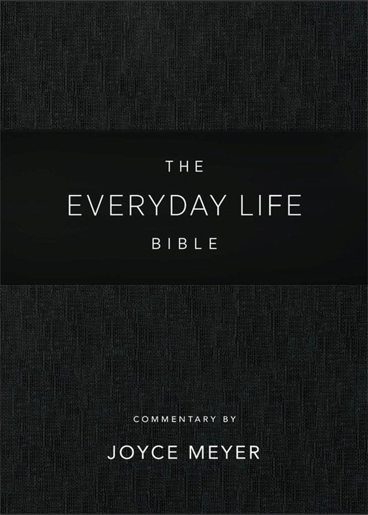 Everyday Life Bible: Black Leatherluxe