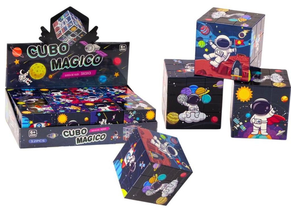 Leantoys Zauberwürfel Lernpuzzle Weltraumpuzzle Logikspiel