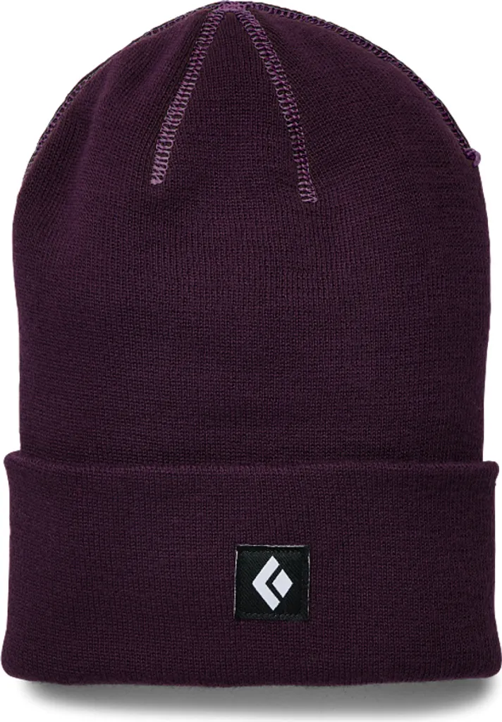 Bonnet Respirant Black Diamond Badge Beanie Mûre - Maille Douce et Chaude
