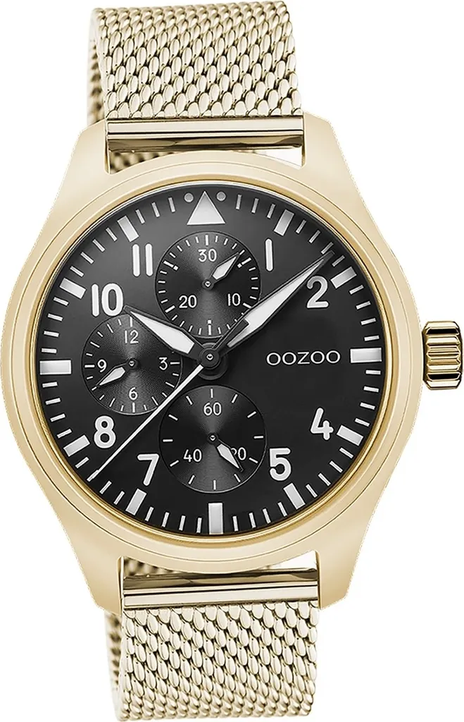 Orologio Oozoo Timepieces Uomo Oro D2UOC10959 | Look Minimal Gold