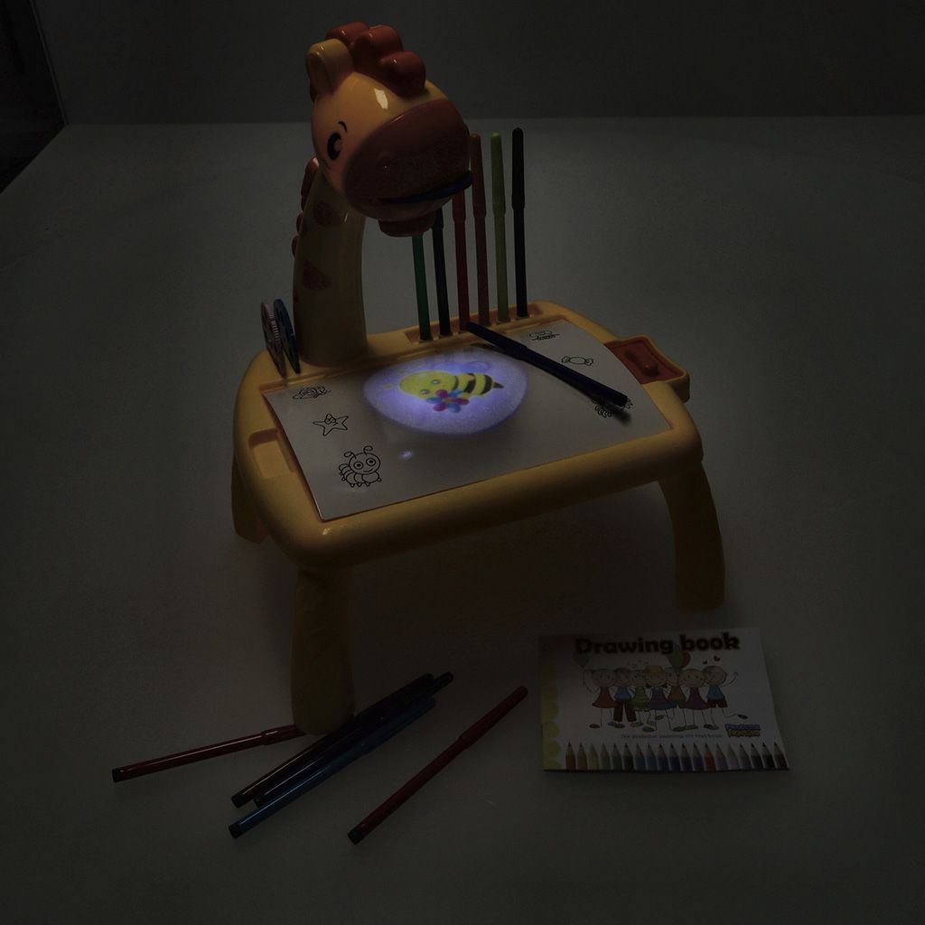Projektor Zeichentisch Giraffe gelb Produktbild 7