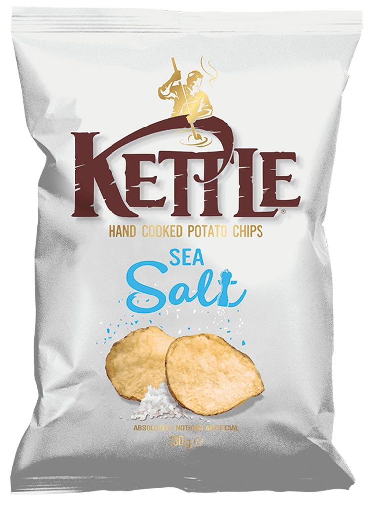 Kettle Chips Sea Salt 130g Produktbild 