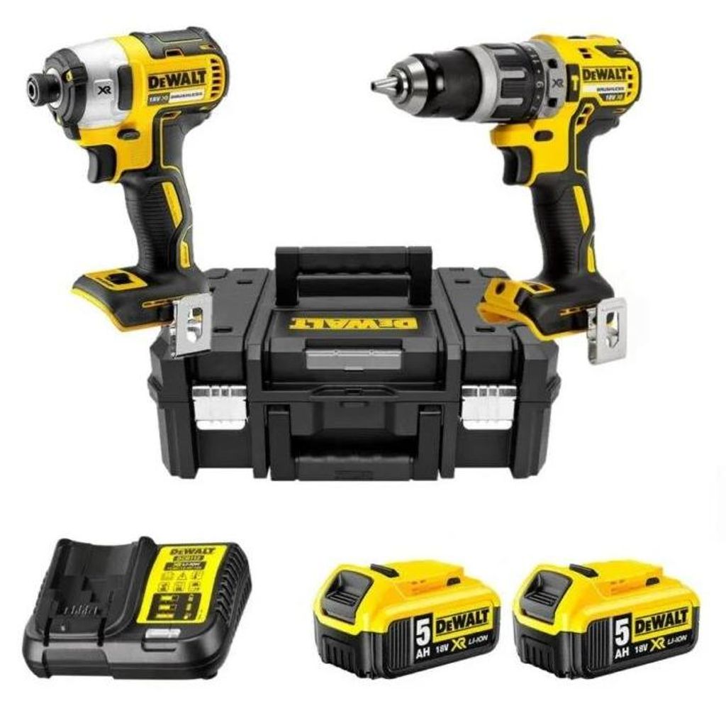 Pack 2 outils 18V DEWALT DCK266P2T-QW : Perceuse-visseuse à Image du produit 