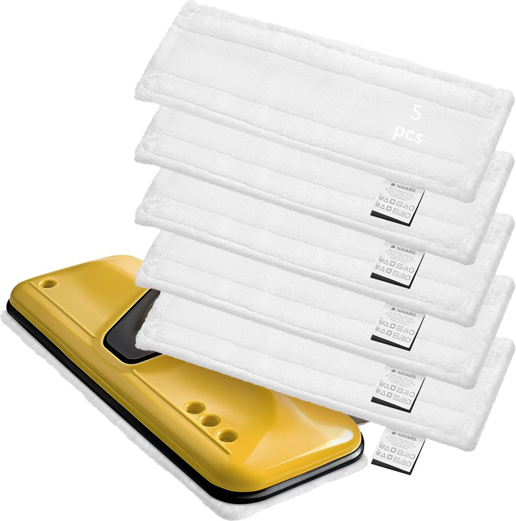 Navaris Dampfreiniger Ersatzbezug 5er Set - Microfaser-Tuchset - Kompatibel mit Kärcher EasyFix SC 2 SC 3 SC 4 SC 5 Serie - Ersatz Mikrofaser