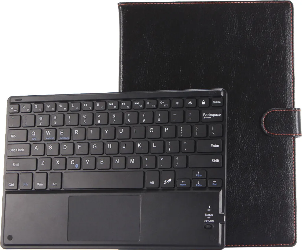 Clavier Bluetooth tablette 7-8 pouces avec touchpad et housse noir - 5