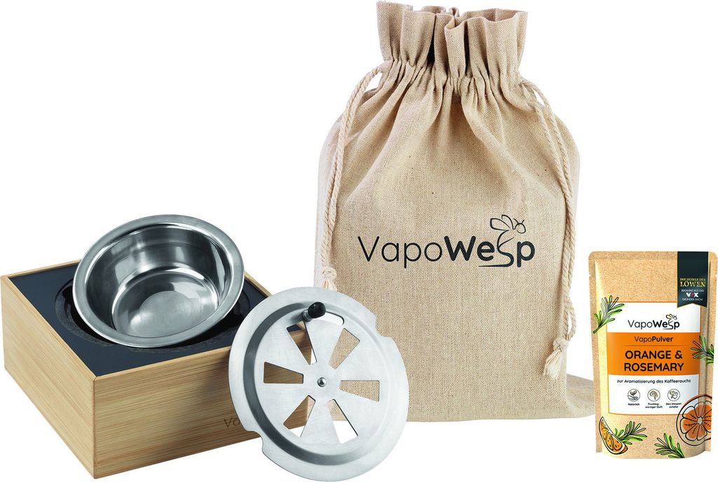 VapoWesp Räucherbox gegen Wespen hellbraun mit 50 g Produktbild 