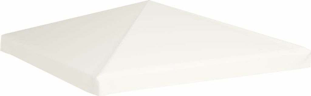 vidaXL Pavilion roof 310 g/m² 3x3 m kremowa biel Zdjęcie produktu 