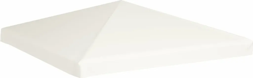 vidaXL Tetto Gazebo 3x3 Bianco Crema 310g/m² PVC - Ricambio Impermeabile