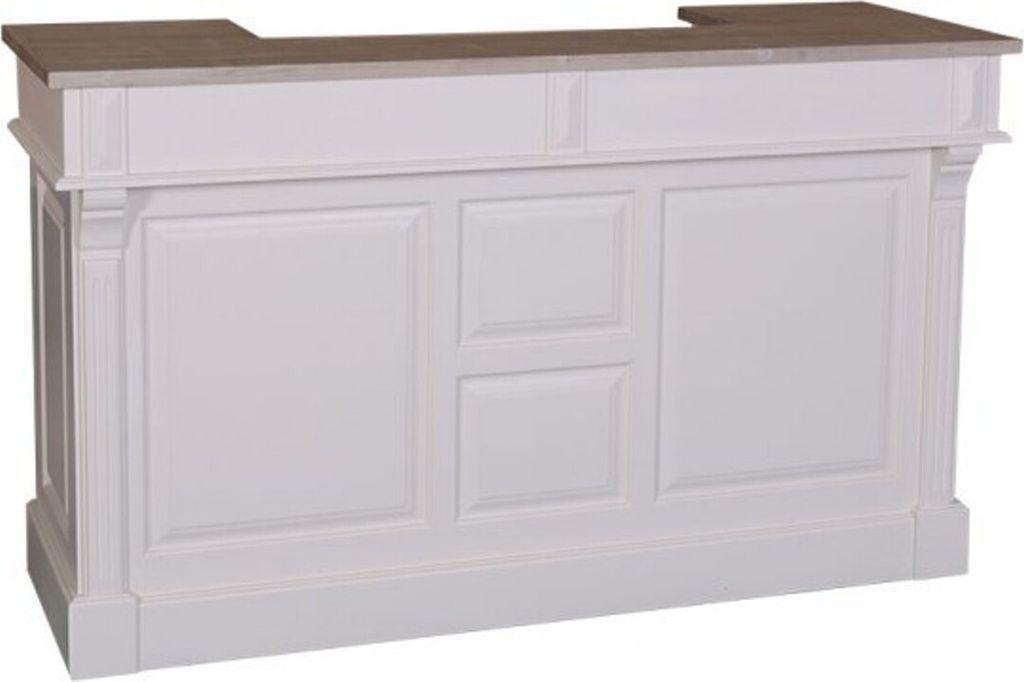 Casa Padrino Jugendstil Theken Schrank 180 cm Theke Ladentheke Landhaus Stil Ladeneinrichtung - alle Farben