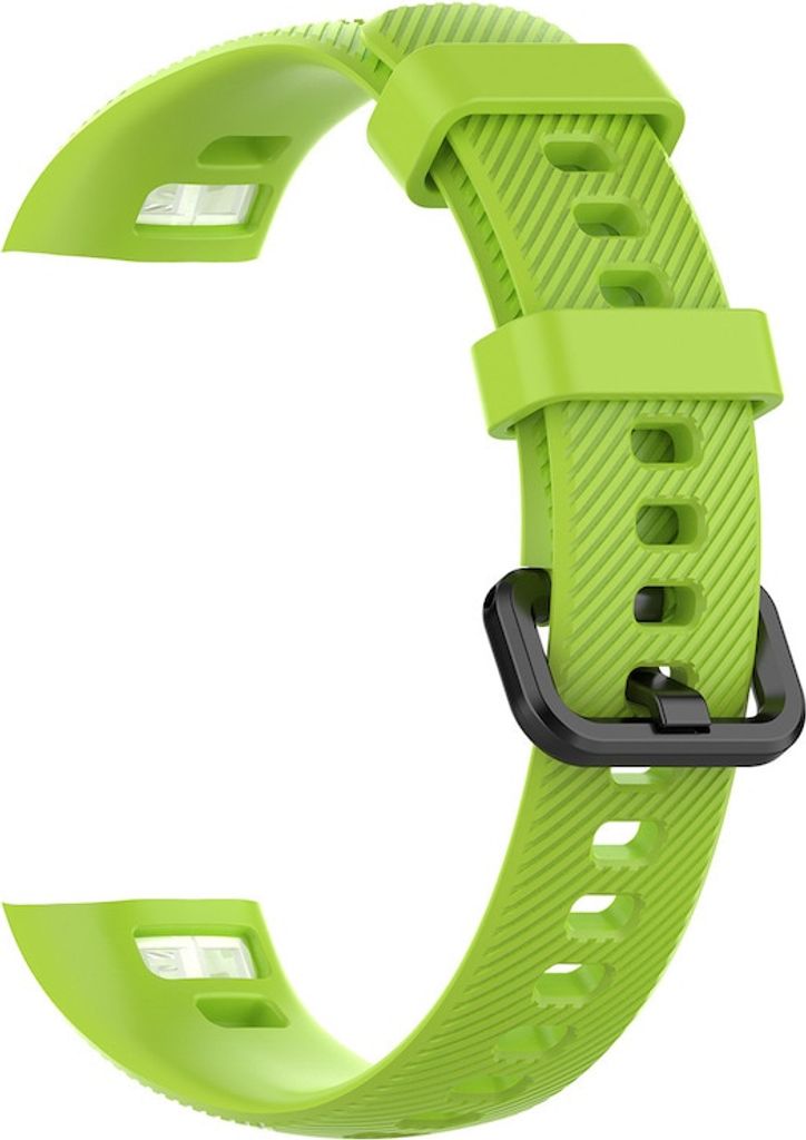 BStrap Silicone Line Armband für Honor Band 4, green