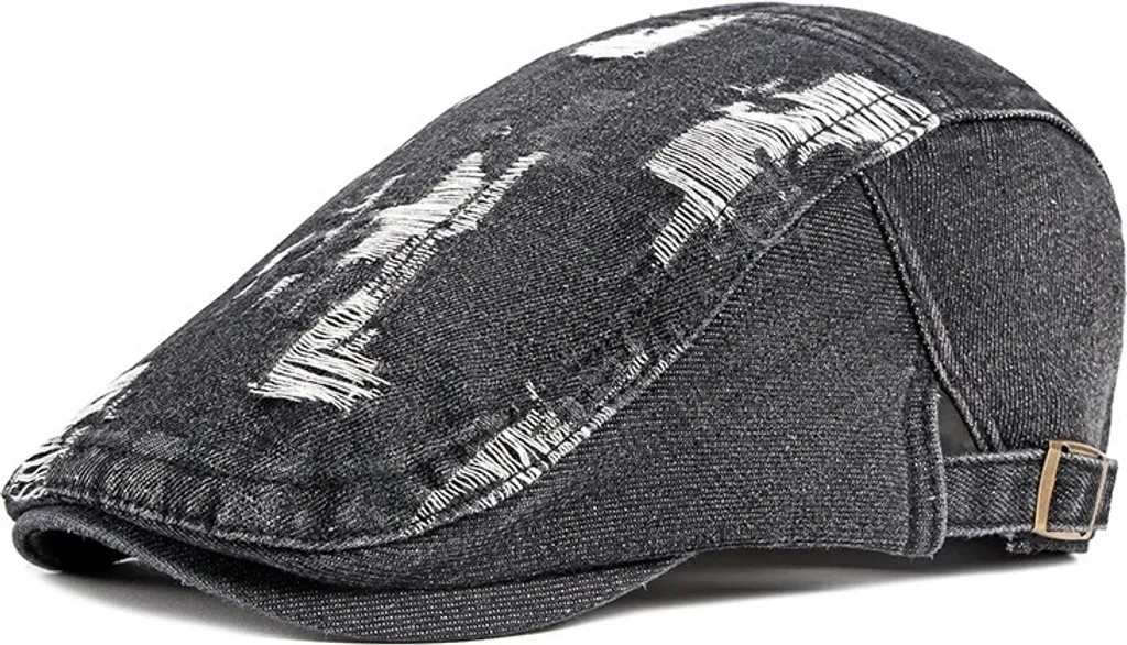 Berretto Uomo Darwin Visiera Nero KP26121 - Eleganza Senza Tempo