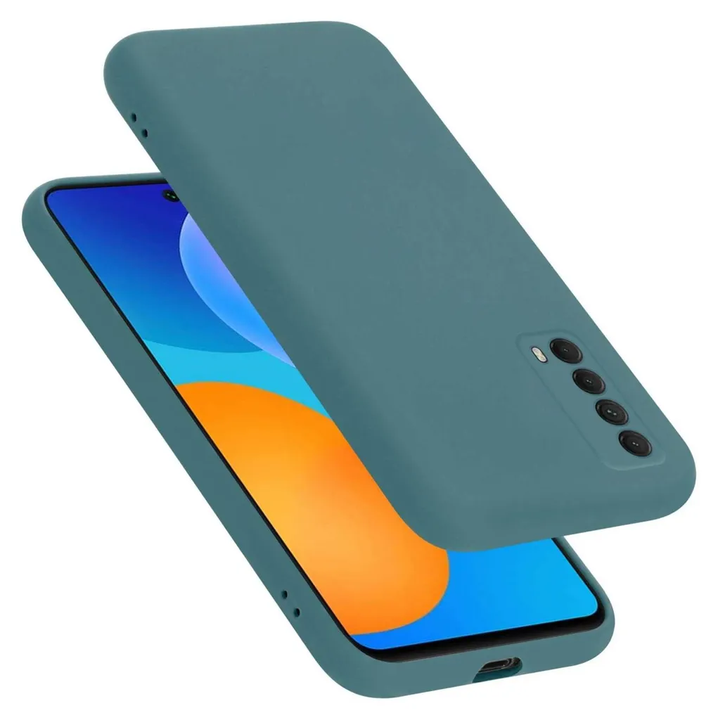 Custodia Trasparente Per HUAWEI P Smart 2021 - Silicone TPU Sottile Con Design Tramonto Degradé, Antiurto