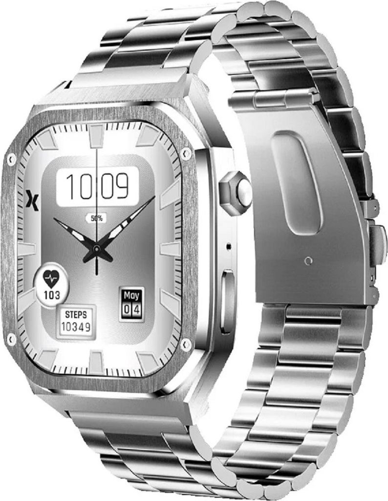 Maxcom Smartwatch FW65 Iron S 1,69-Zoll-TFT-Display, IP68 Silber