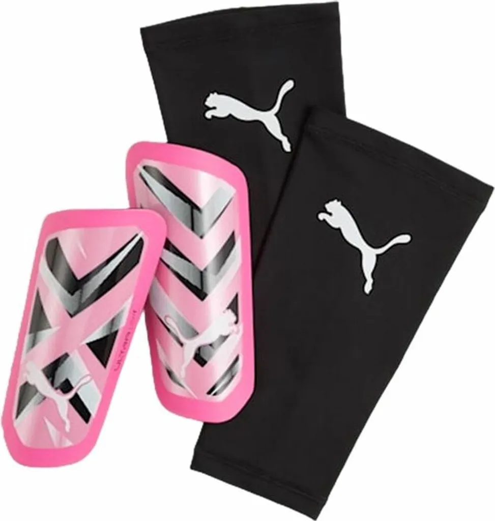Protège-tibias de Football Puma ULTRA Light Rose pour Joueurs Rapides