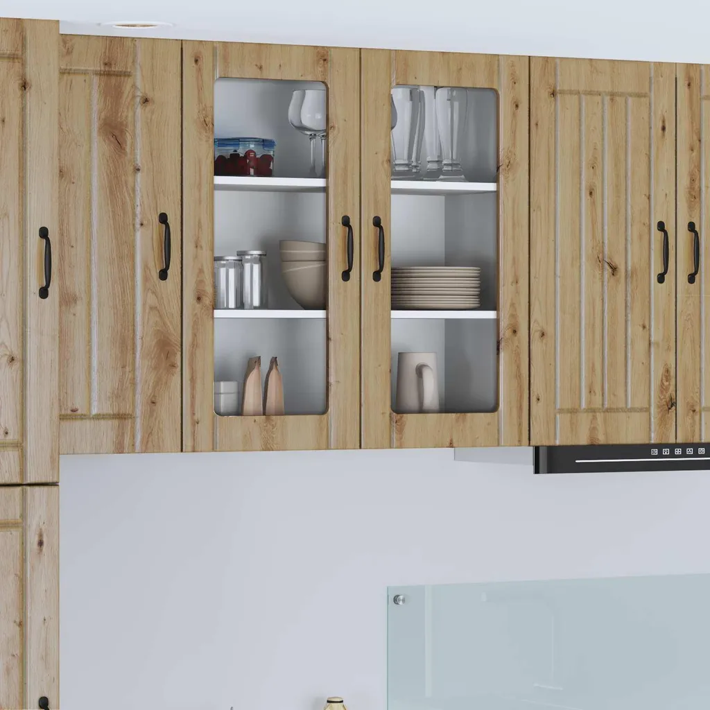OFFERTA Armadio Cucina vidaXL 80x80 Artisan Oak - Risparmia Spazio Ora